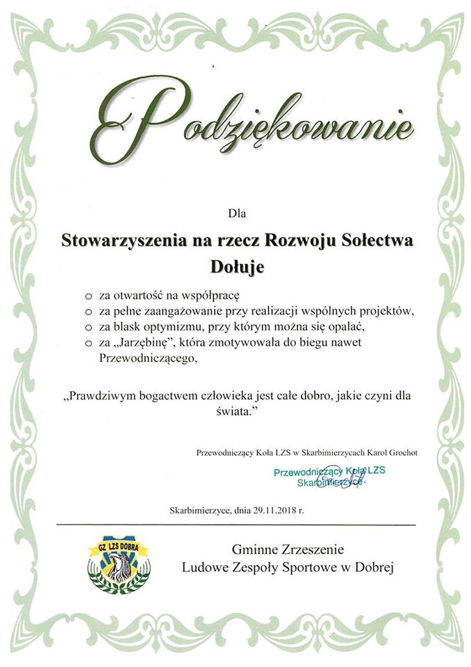 LZS Skarbimierzyce – podsumowanie