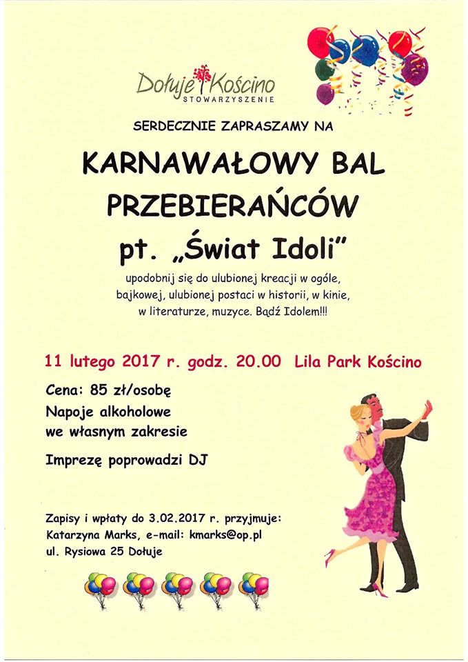 Materiał ilustracyjny: Karnawał „Świat Idoli” – 11.02.2017
