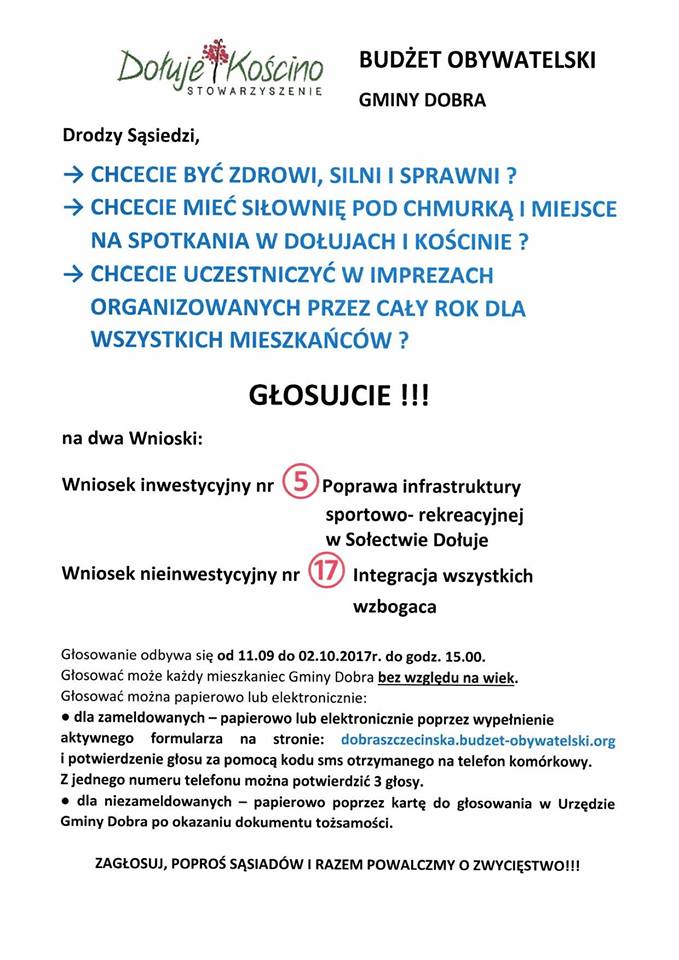 Fundusz Obywatelski do 2.10.2017