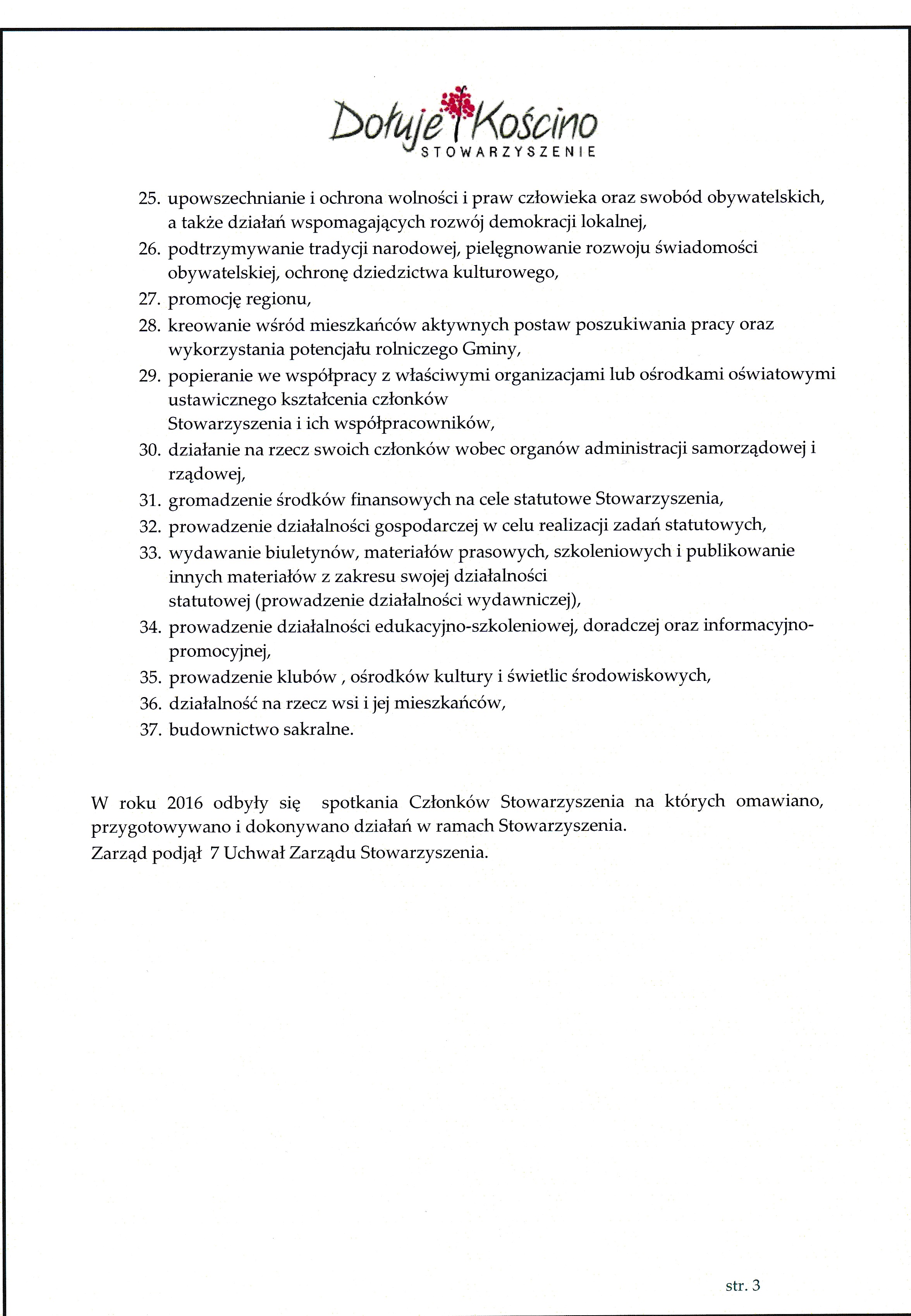 Materiał ilustracyjny: Sprawozdanie Merytoryczne za 2016 rok