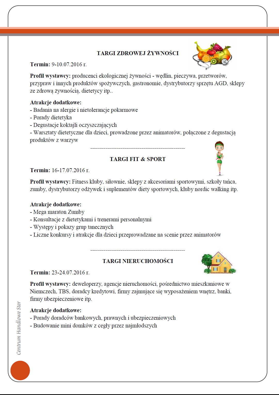 Materiał ilustracyjny: 9-10.07.2016 Targi Zdrowej Żywności